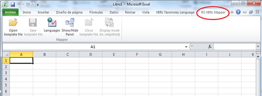 RS Mapper plugin inside Excel